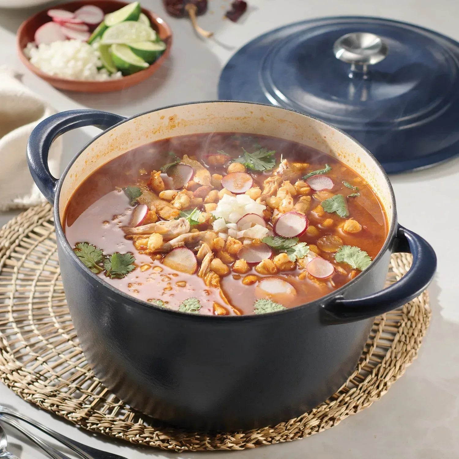 Tramontina Enameled Cast Iron 7-Quart Covered round Dutch Oven (Assorted Colors)