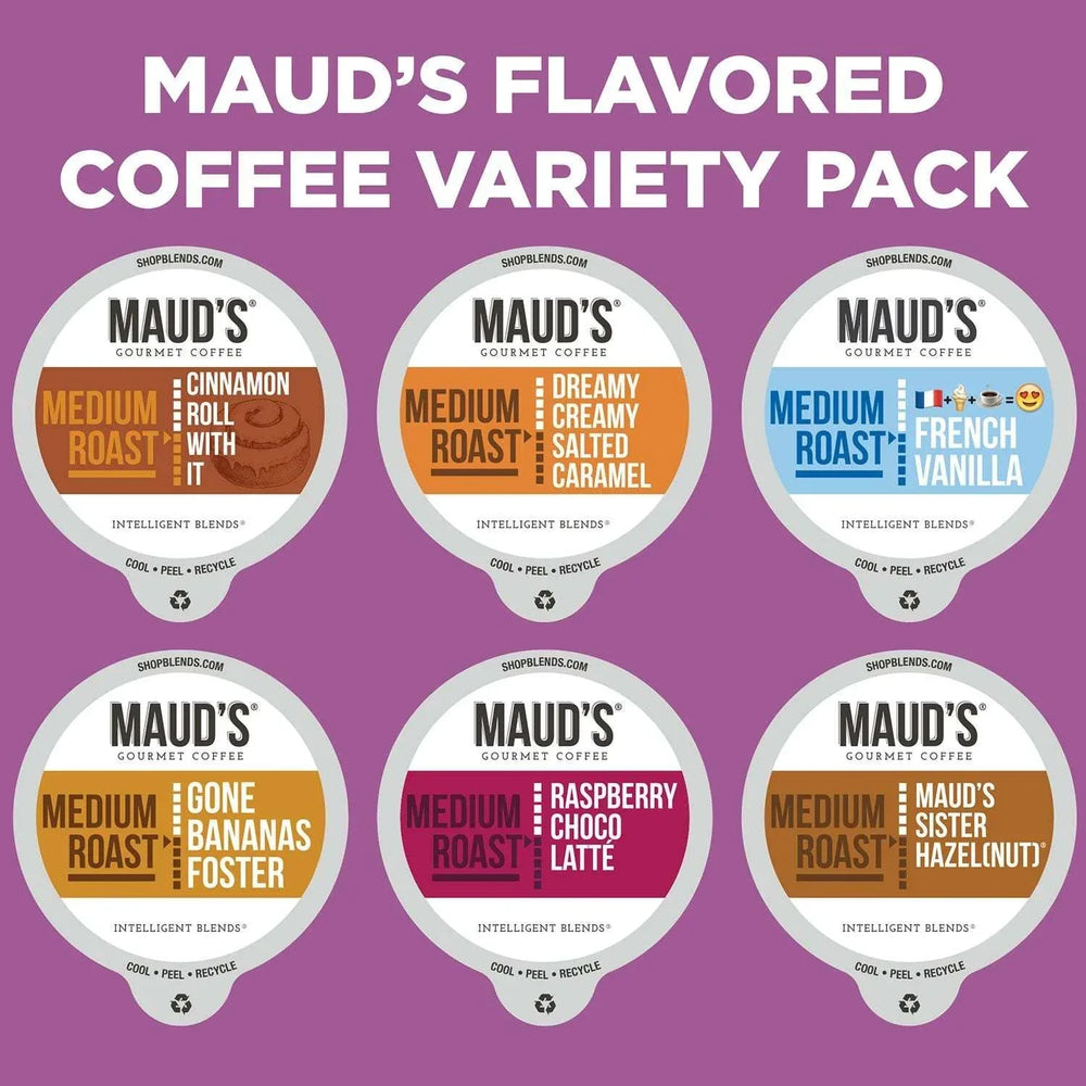 Maud's Gourmet 100% Arabica Coffee Pods, Variety Pack, 72 ct. - USA MEGA SHOP