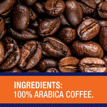Coffee beans with “100% Arabica coffee” ingredients text.