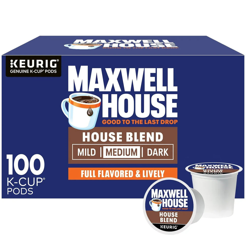 Maxwell House House Blend Medium K-Cup Coffee Pods 100 ct. - USA MEGA SHOP