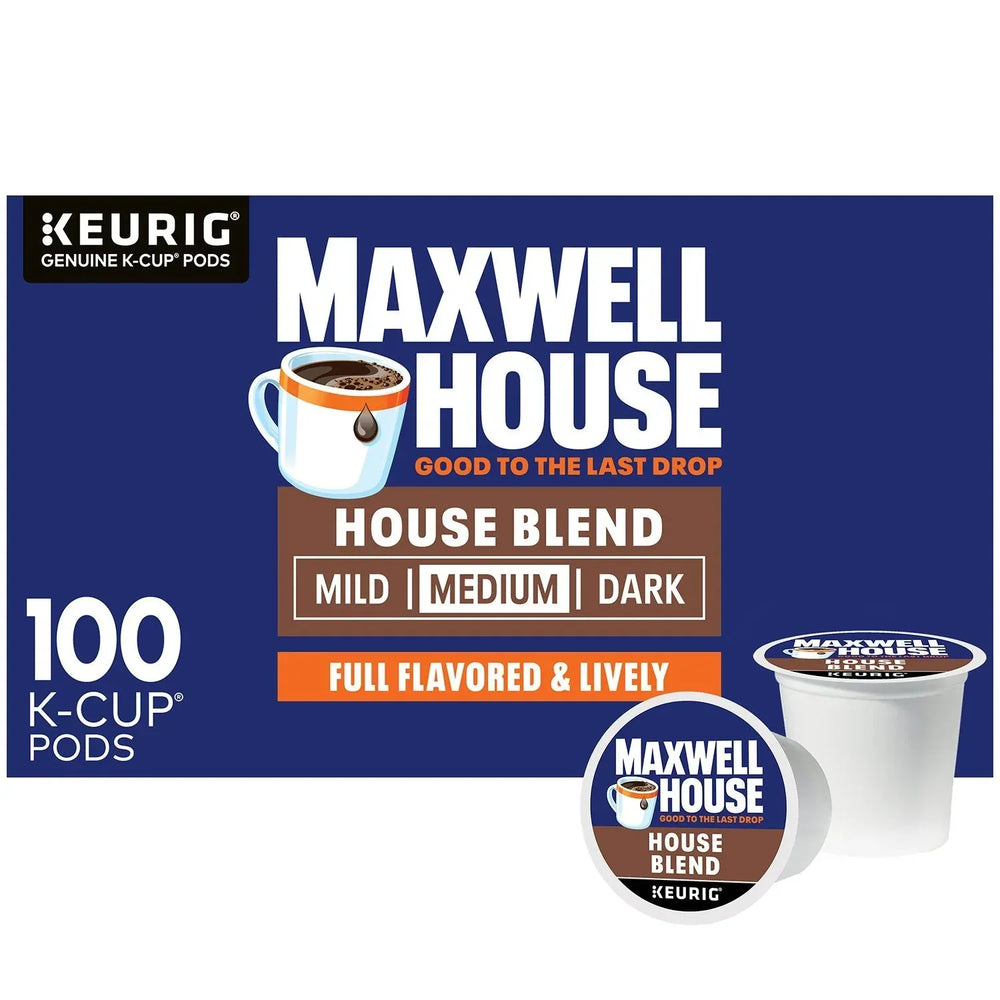 Maxwell House House Blend Medium K-Cup Coffee Pods 100 ct. - USA MEGA SHOP