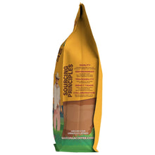 Mayorga organic Cubano Roast dark roast coffee bag, side panel