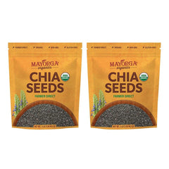 Mayorga Organic Chia Seeds, USDA Organic, NON-Gmo verified, 3lb, 2-pack - USA MEGA SHOP
