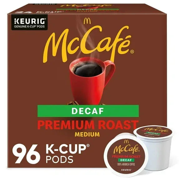 McCafe, Decaf Premium Medium Roast K-Cup Coffee Pods, 24 Count