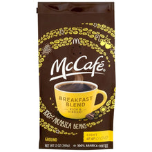 McCafe Breakfast Blend ground coffee bag, 12 oz