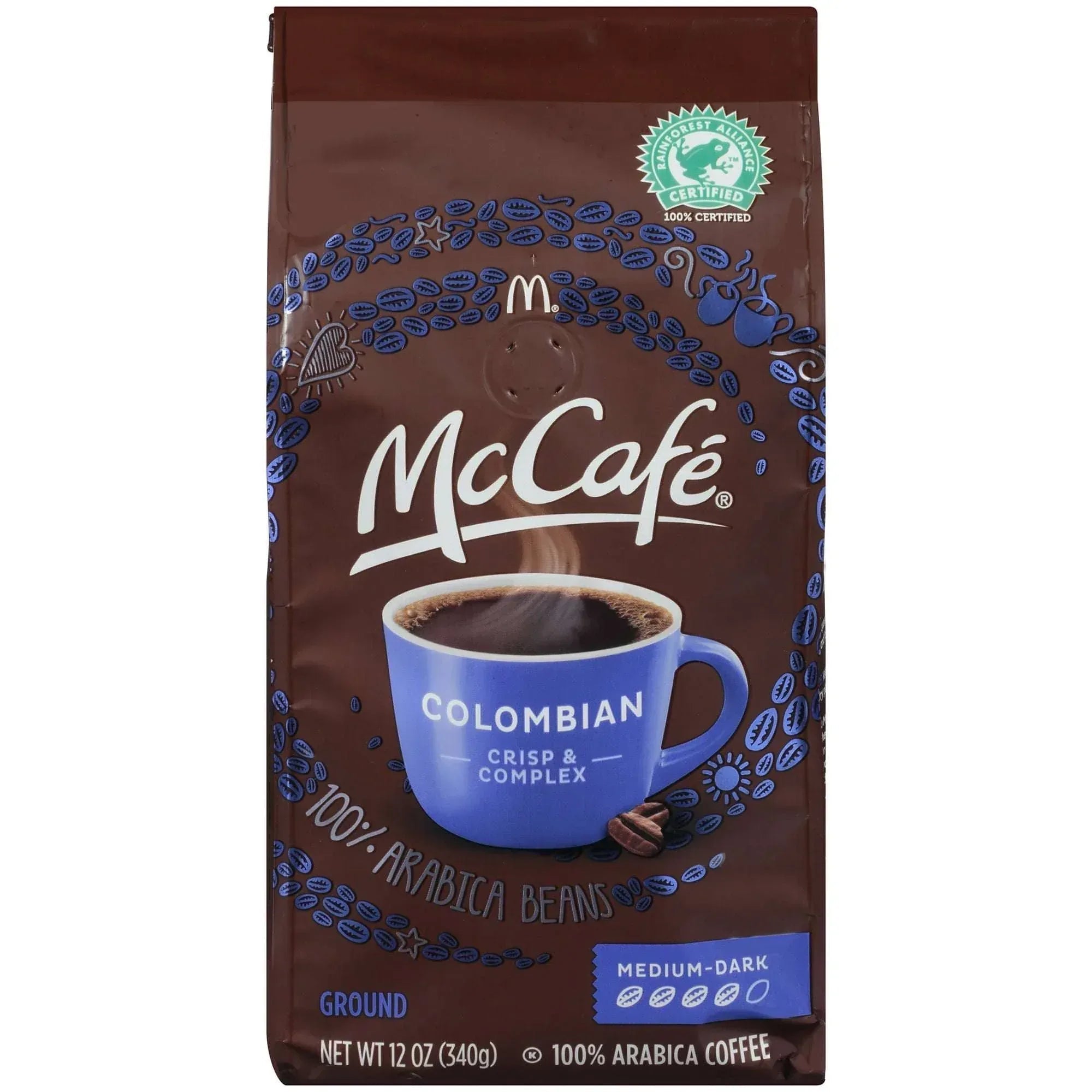 McCafe Breakfast Blend, Medium Roast, Ground Coffee, 12 oz