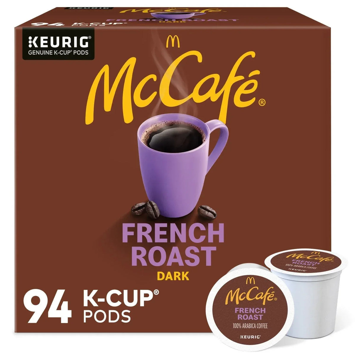 McCafe Dark Roast K-Cup Coffee Pods, French Roast, 94 ct. - USA MEGA SHOP