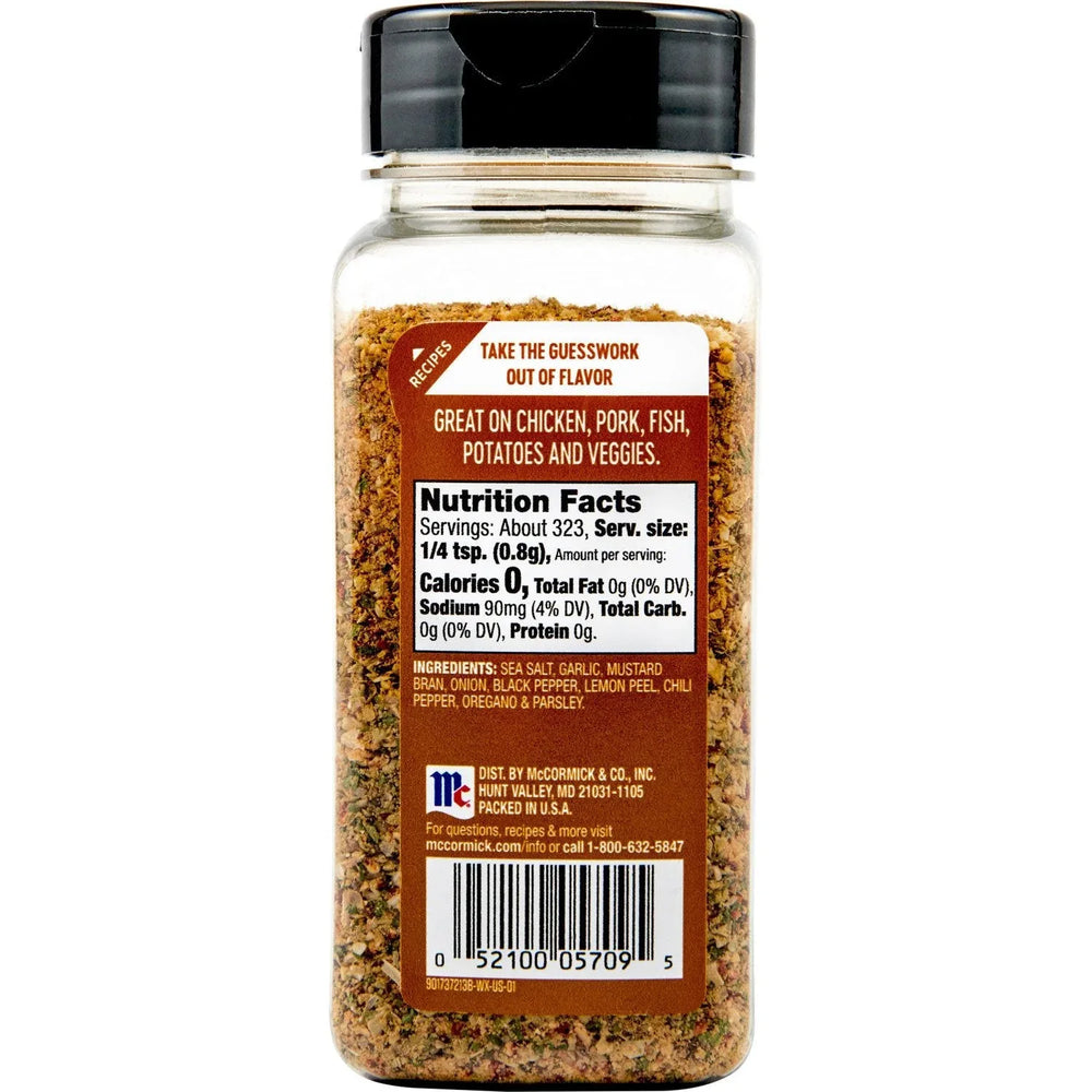 McCormick All Purpose Garlic Onion Black Pepper Sea Salt, 9.12 oz. - USA MEGA SHOP