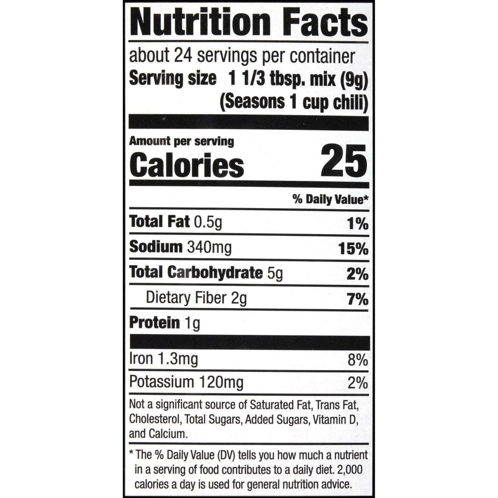 McCormick Chili Original Seasoning Mix 1.25 oz., 6 pk. - USA MEGA SHOP