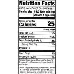 McCormick Chili Original Seasoning Mix 1.25 oz., 6 pk.