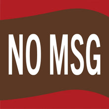No MSG badge on chili seasoning mix packaging