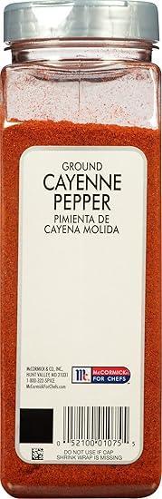 McCormick Culinary Ground Cayenne Pepper, 14 oz - One 14 Ounce Container of Cayenne Pepper Powder, Ideal for Rubs, Marinades, Sauces, Meats and More - USA MEGA SHOP