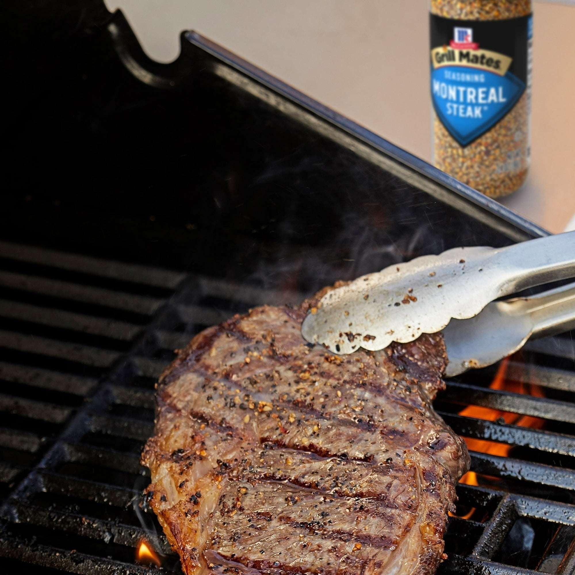 McCormick GRILL MATES Gluten Free Montreal Steak Seasoning, 3.4 oz Bottle - USA MEGA SHOP