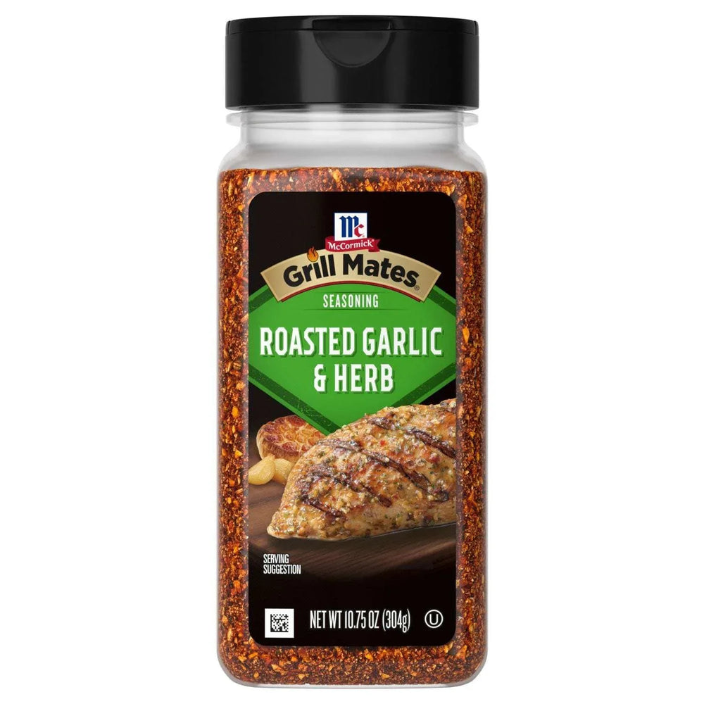 McCormick Grill Mates Roasted Garlic & Herb Seasoning, 10.75 oz. - USA MEGA SHOP