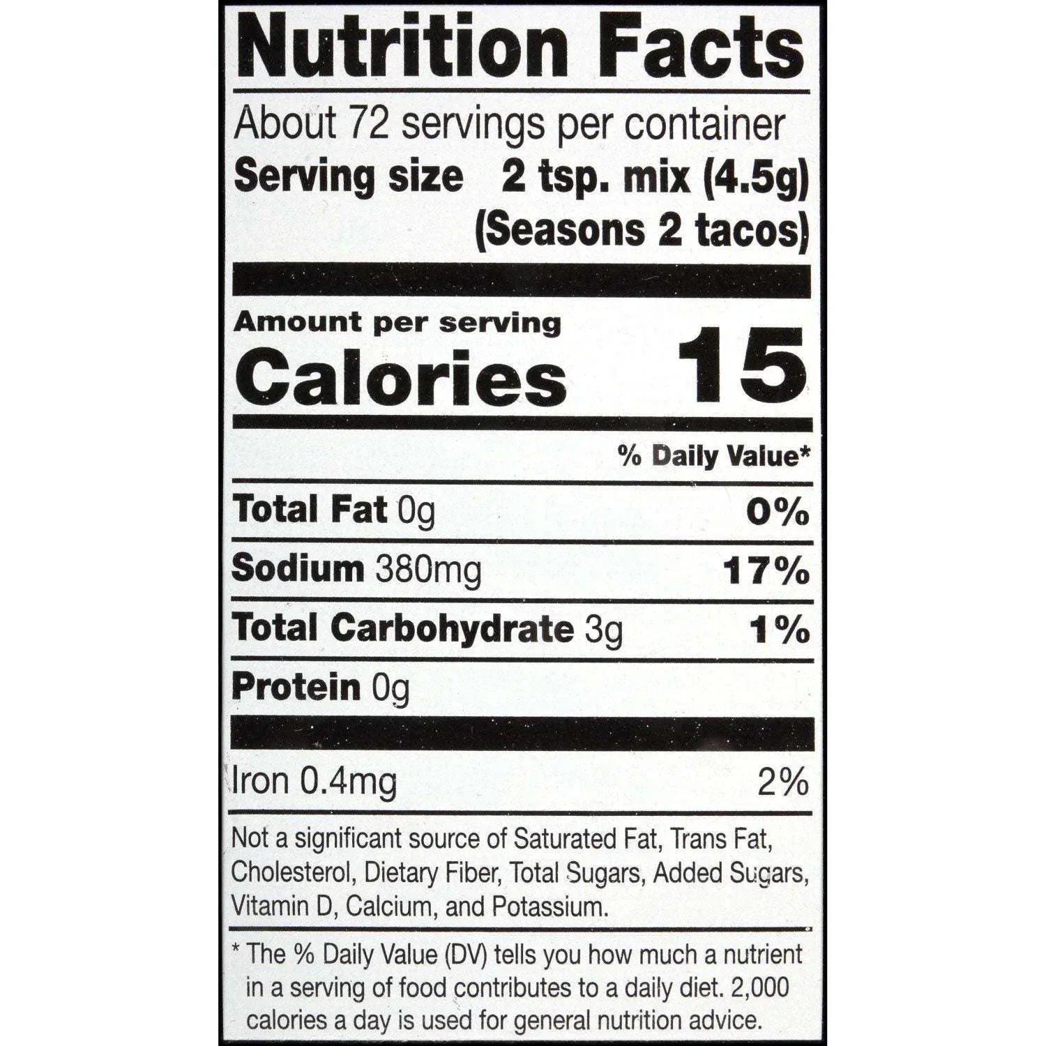 McCormick Original Taco Seasoning Mix, 1 oz., 12 pk.