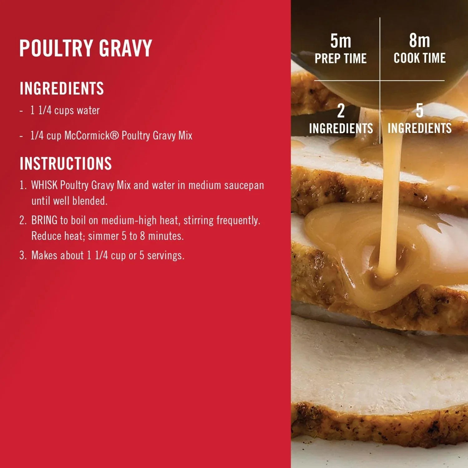 McCormick Poultry Gravy Mix, 18 oz. - USA MEGA SHOP
