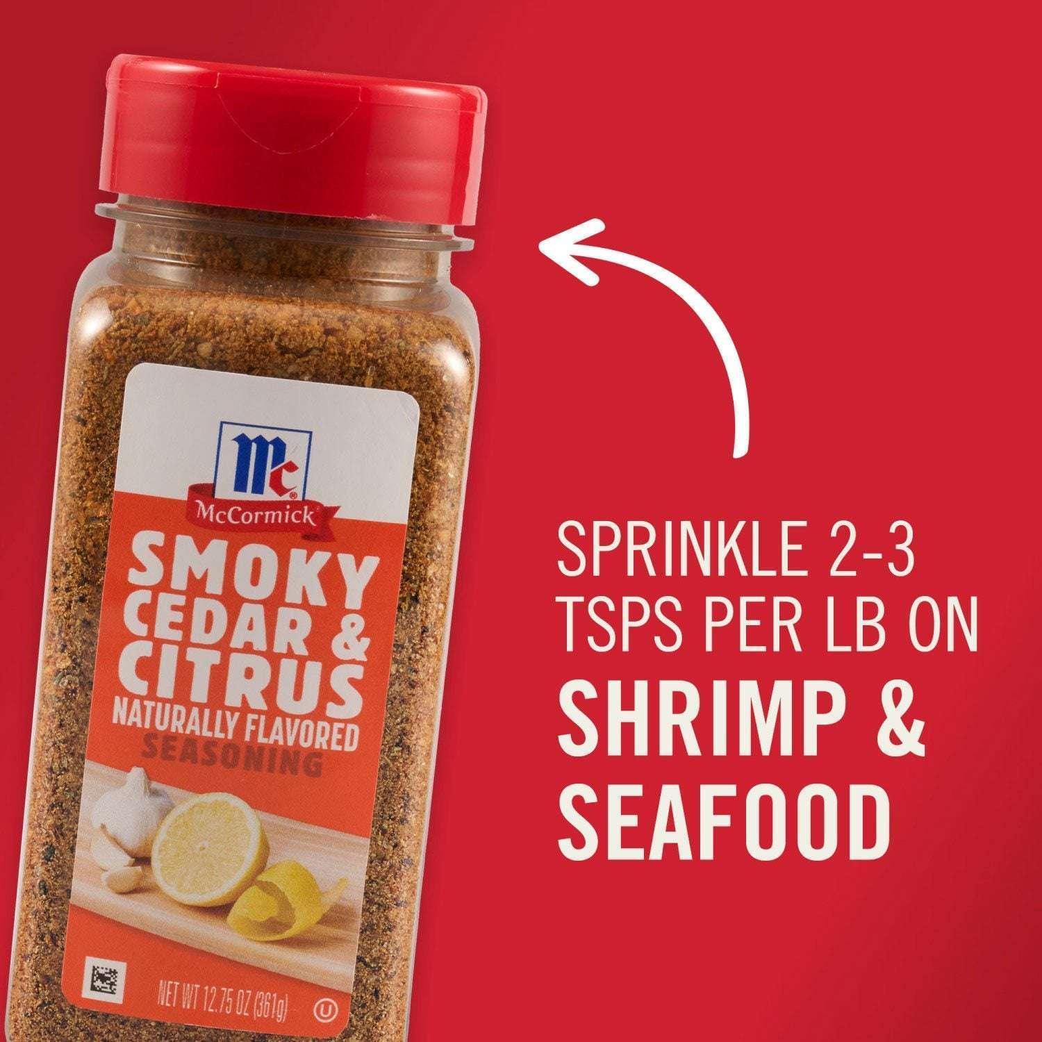 McCormick Smoky Cedar and Citrus Seasoning, 12.75 oz.