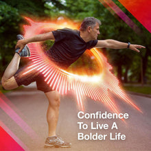 Omega-3 fish & krill oil confidence marketing poster for a bolder life