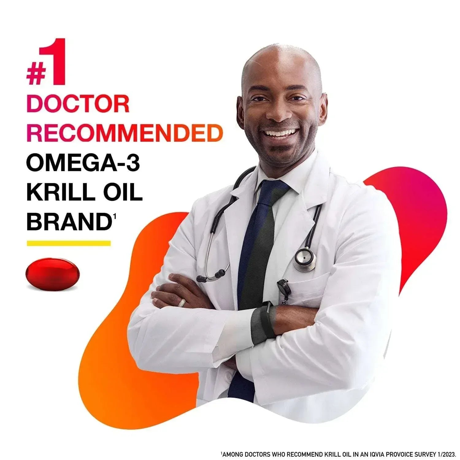 MegaRed Omega-3 Krill Oil Dietary Supplement Softgels, 500 mg, 90 Count