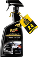Meguiar's Gold Class Quik Detailer 24 oz trigger spray bottle, amber label
