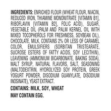 Ingredients list text for chocolate creme-filled cookies on a product label