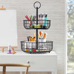 Member'S Mark 2 Tier Wire Basket Stand, Assorted Colors