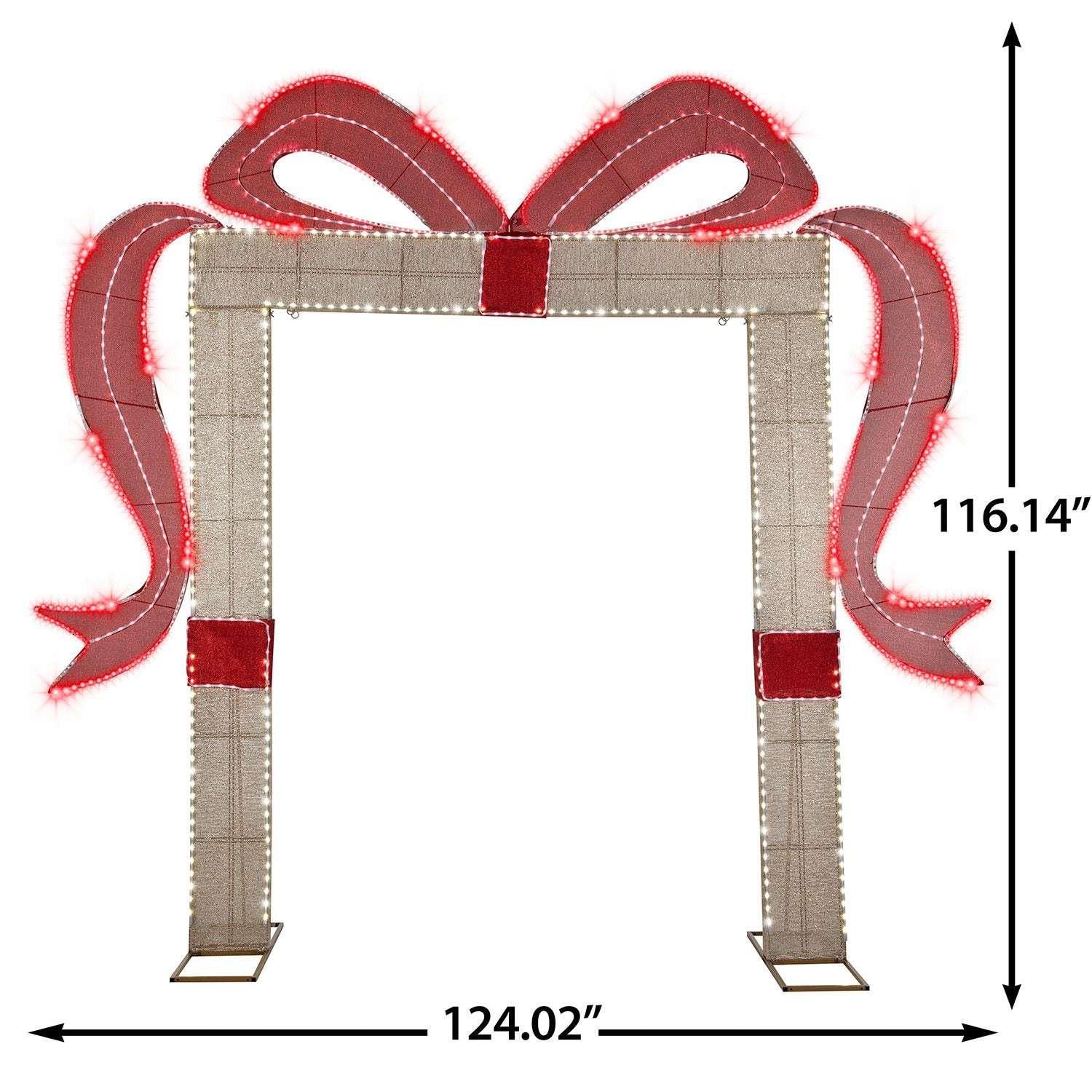 Member's Mark 10' Pre-Lit Gift Box Arch - USA MEGA SHOP