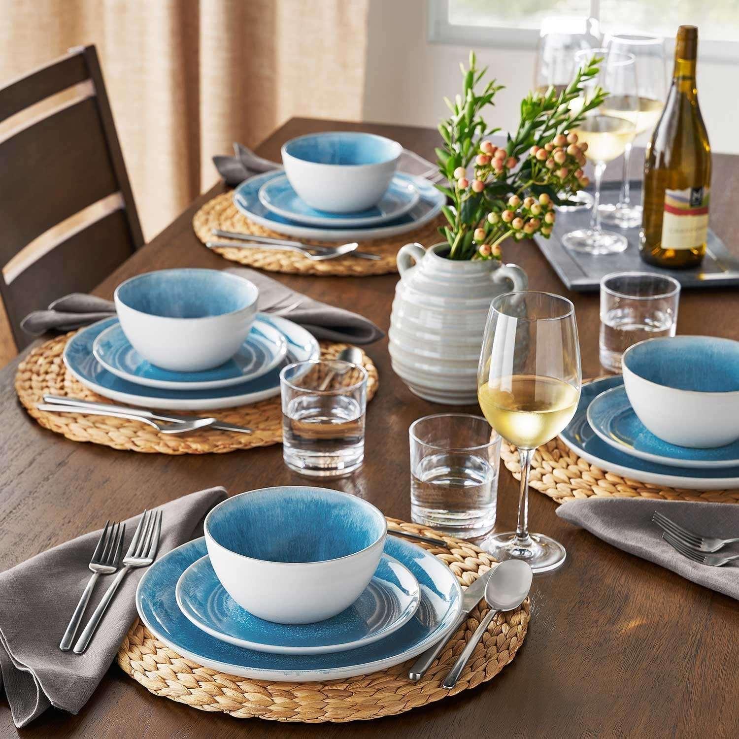 Member's Mark 12-Piece Artisan Dinnerware Set - USA MEGA SHOP