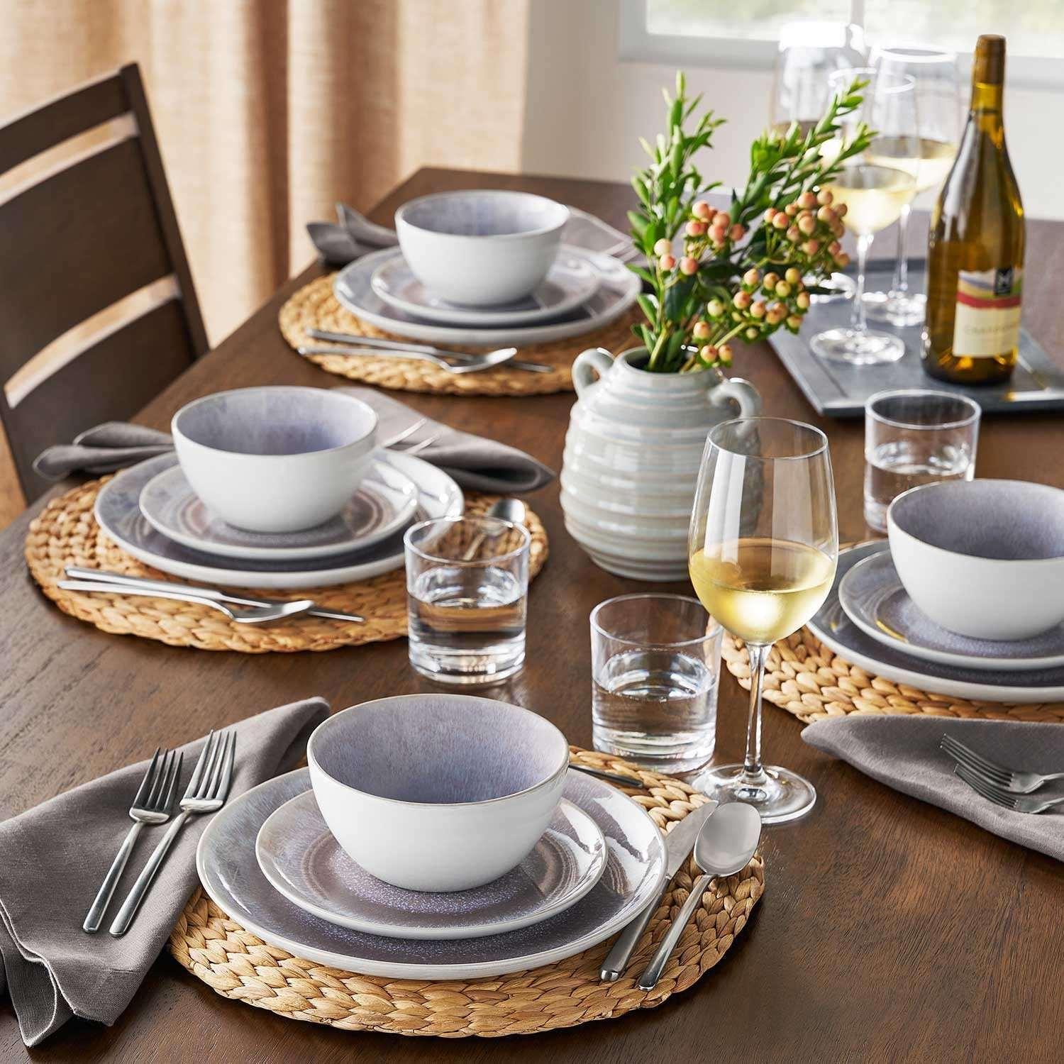 Member's Mark 12-Piece Artisan Dinnerware Set - USA MEGA SHOP