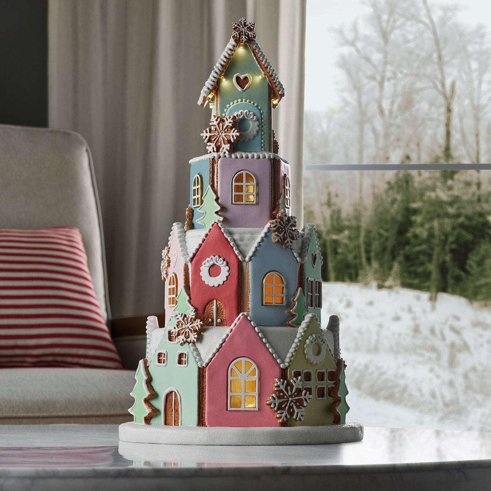 Member's Mark 16" Pre-Lit Gingerbread Village - USA MEGA SHOP