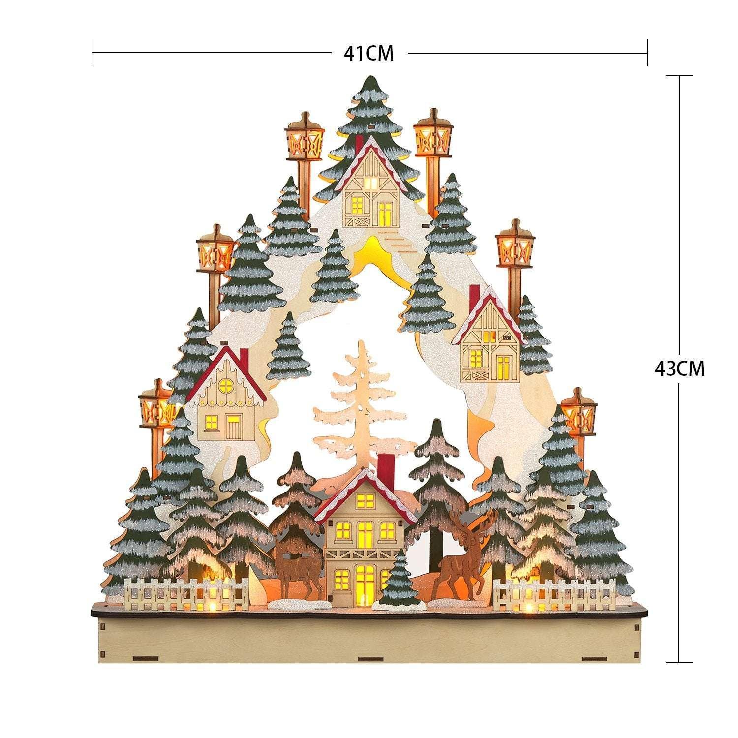 Member's Mark 17 Pre-Lit Village Scene