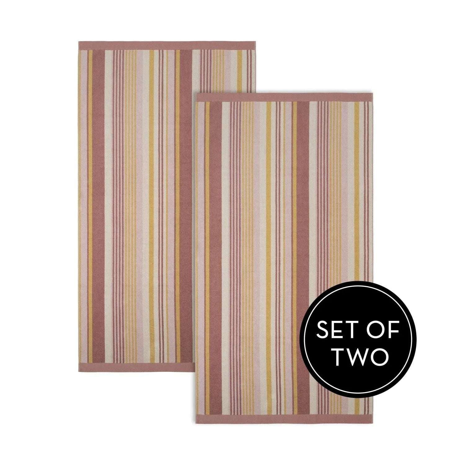Member's Mark 2-Pack Adult Sand-Friendly Beach Towels, 40" x 72"
