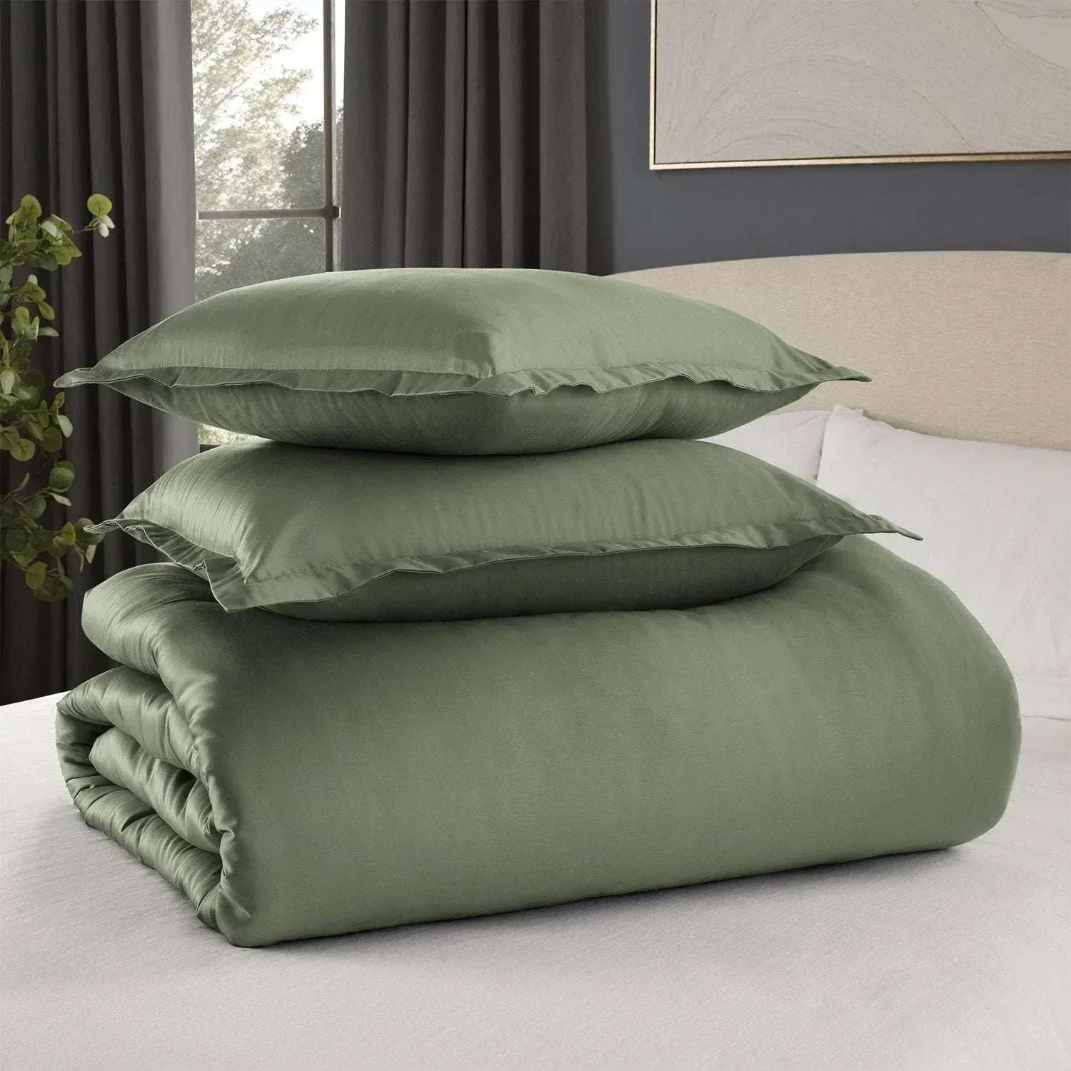 Member’s Mark 3-Piece Cotton-Tencel™ Sateen Comforter Set, Assorted Sizes