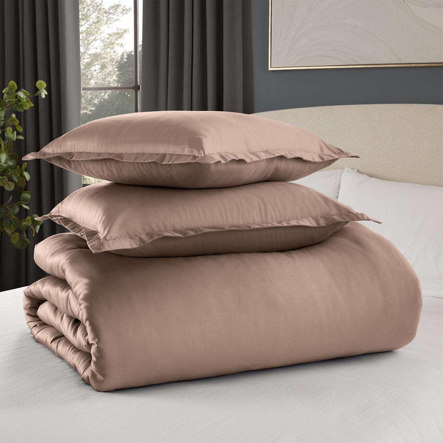Member’s Mark 3-Piece Cotton-Tencel™ Sateen Comforter Set, Assorted Sizes