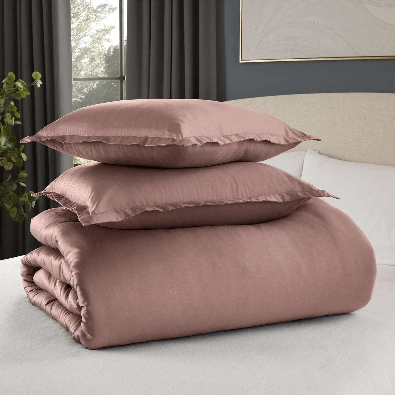 Member’s Mark 3-Piece Cotton-Tencel™ Sateen Comforter Set, Assorted Sizes