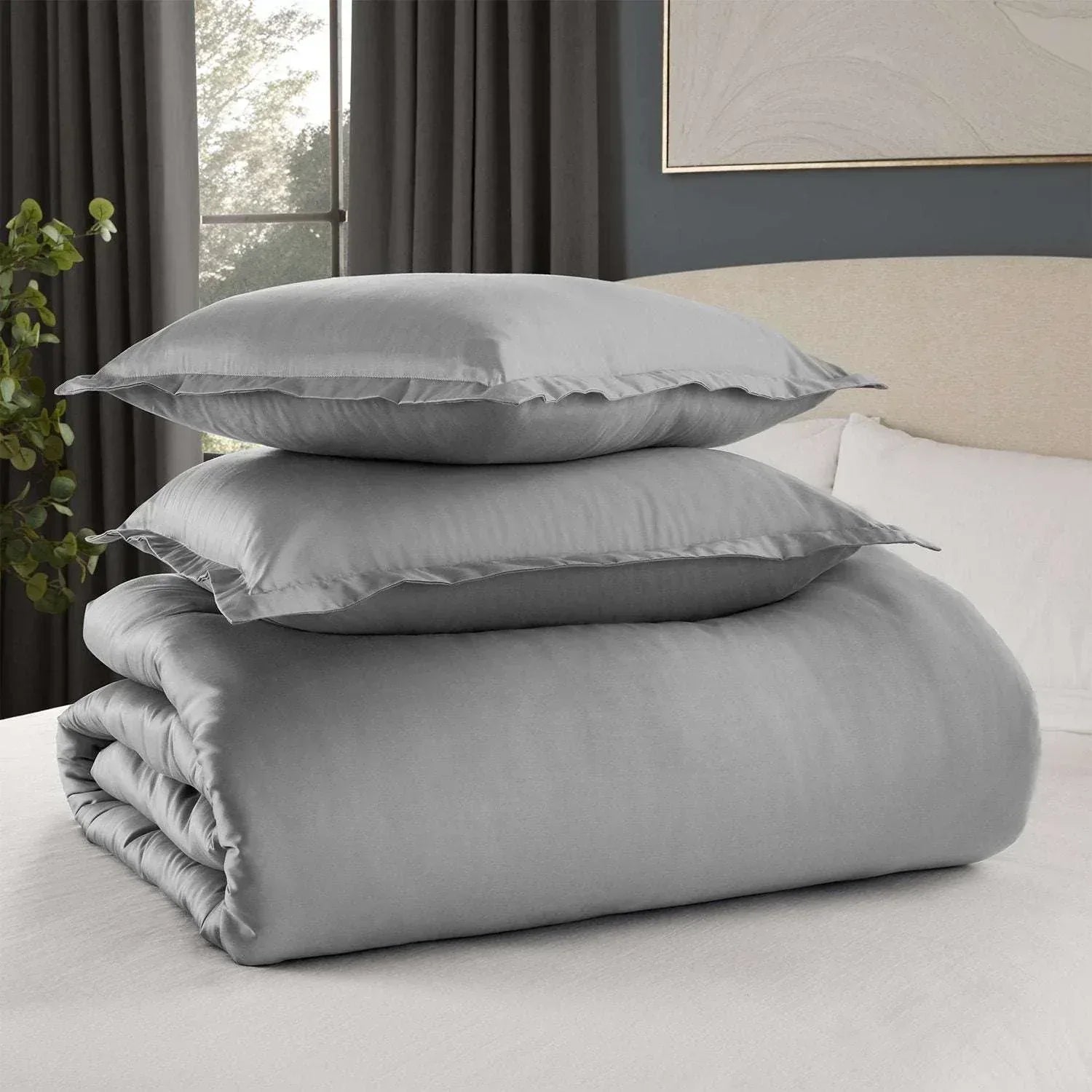 Member’s Mark 3-Piece Cotton-Tencel™ Sateen Comforter Set, Assorted Sizes