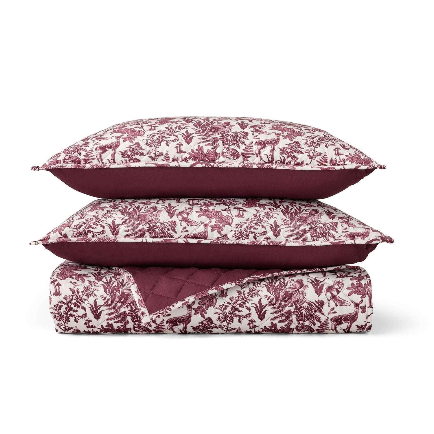 Member's Mark 3-Piece Printed Velvet Quilt Sets, Winter Designs