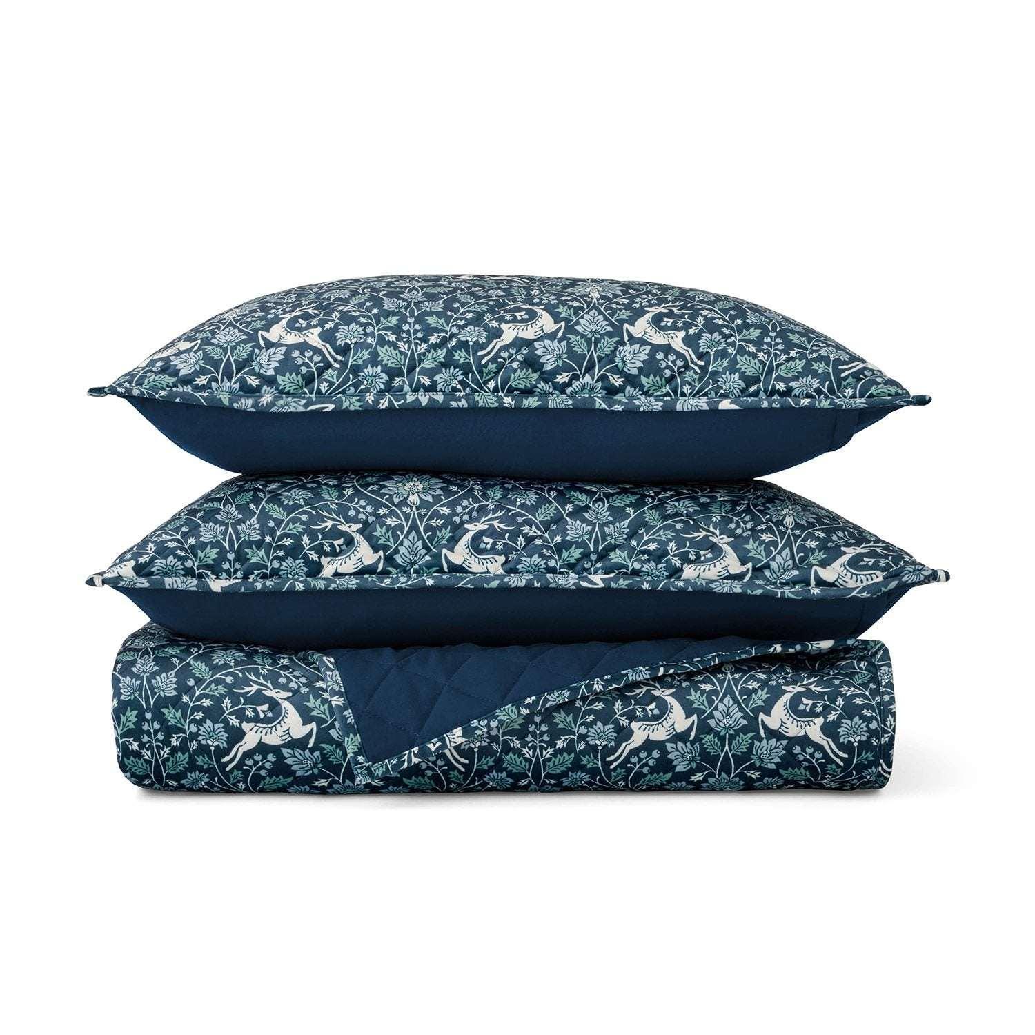 Member's Mark 3-Piece Printed Velvet Quilt Sets, Winter Designs