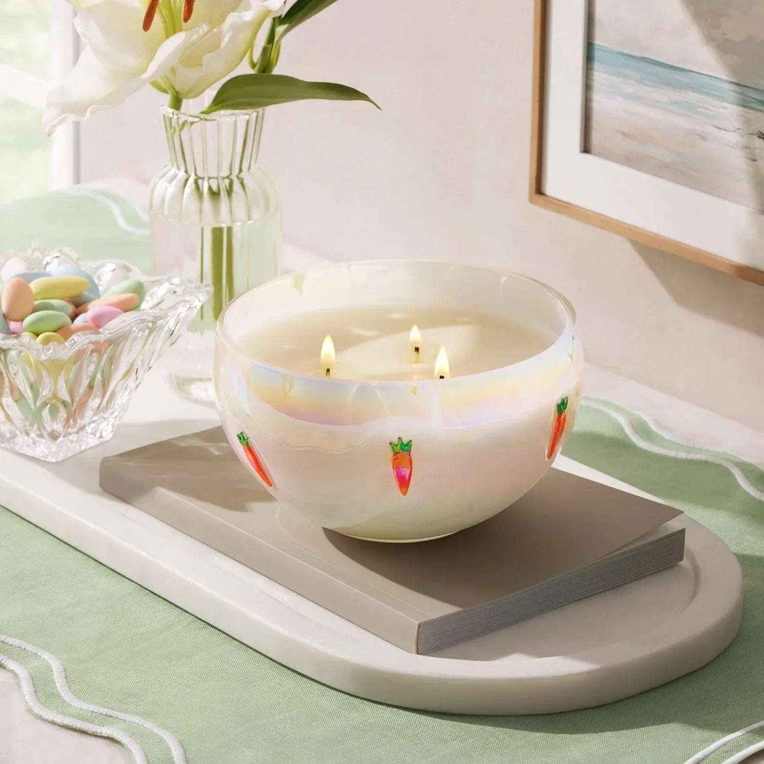 Member's Mark 3-Wick Novelty Icon Glass Candle, 20 oz.