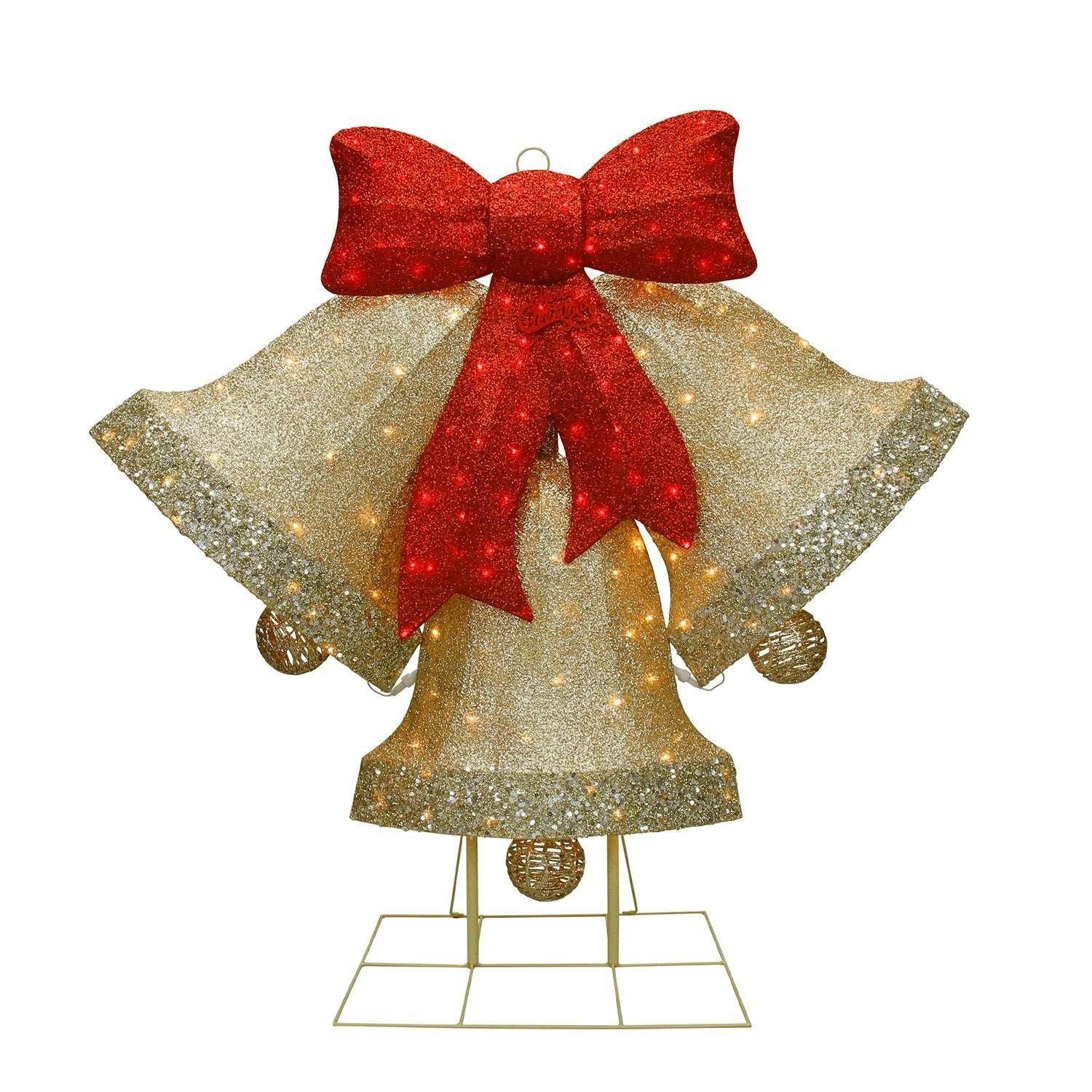 Member's Mark 54" Pre-Lit Bells with Chasing Lights