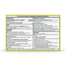 Esomeprazole magnesium capsules drug facts label panel