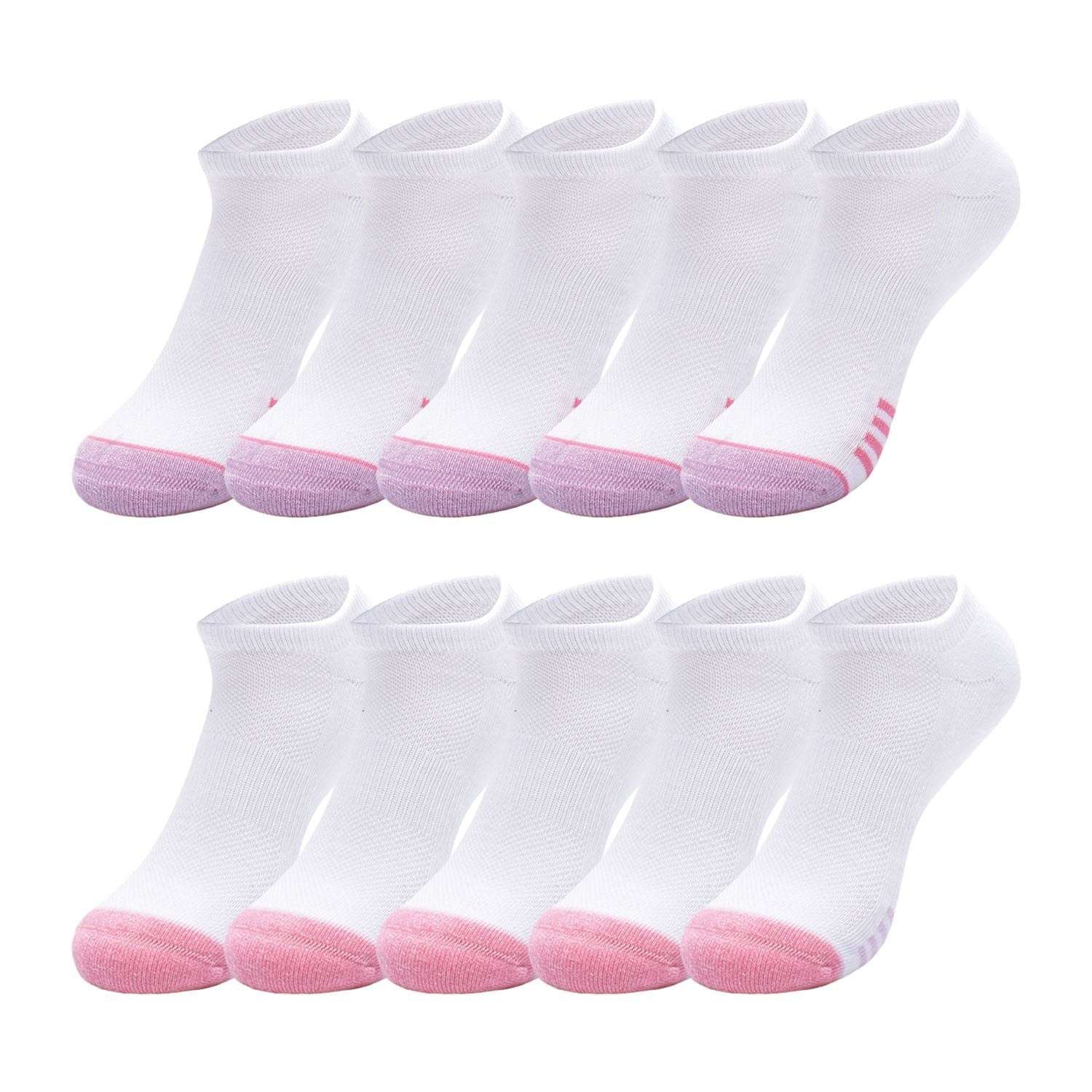 Member's Mark Girls 10-Pack Seamless Toe No-Show Sock