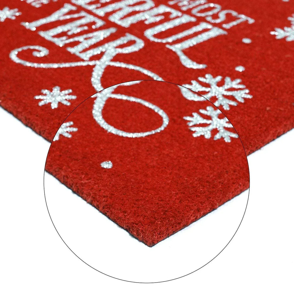 Member's Mark Holiday Coir Doormat, 36" x 23" - USA MEGA SHOP