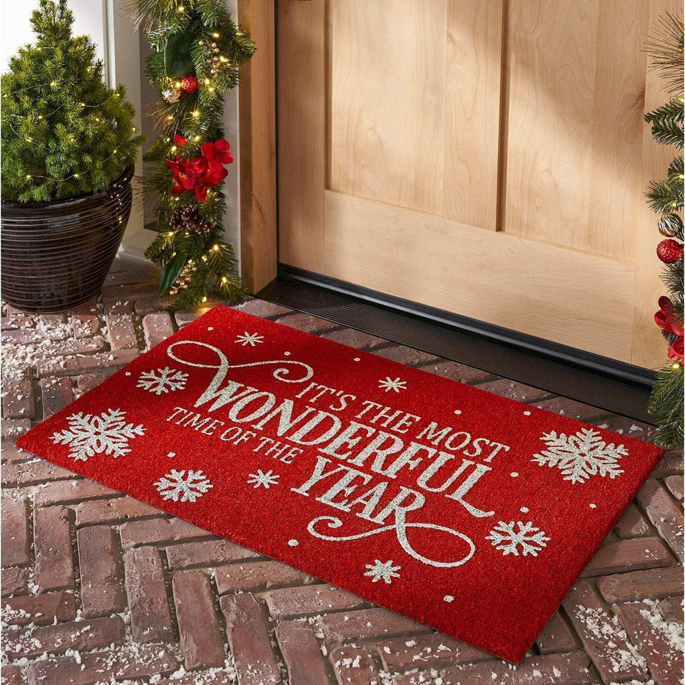 Member's Mark Holiday Coir Doormat, 36" x 23" - USA MEGA SHOP
