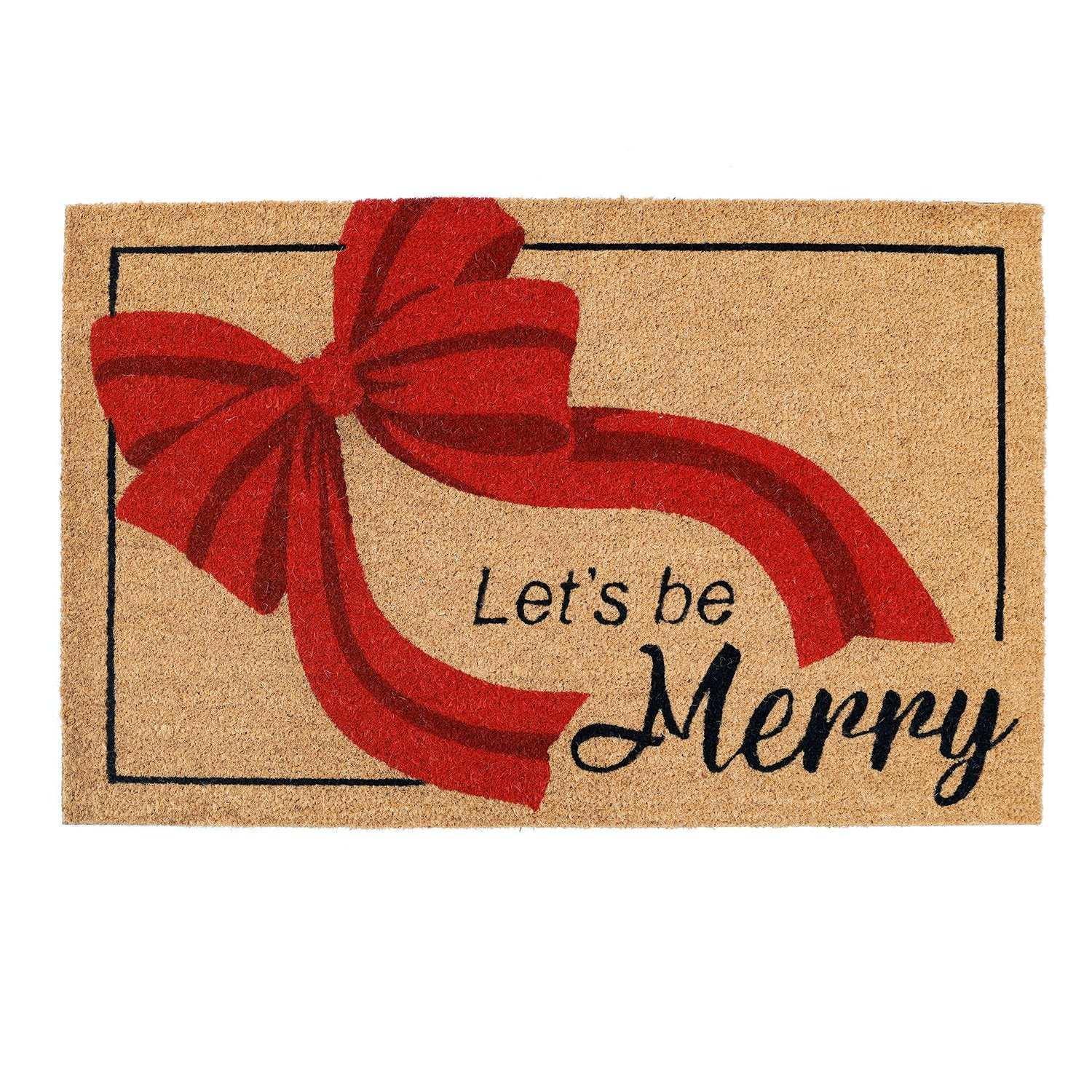 Member's Mark Holiday Coir Doormat, 36" x 23" - USA MEGA SHOP