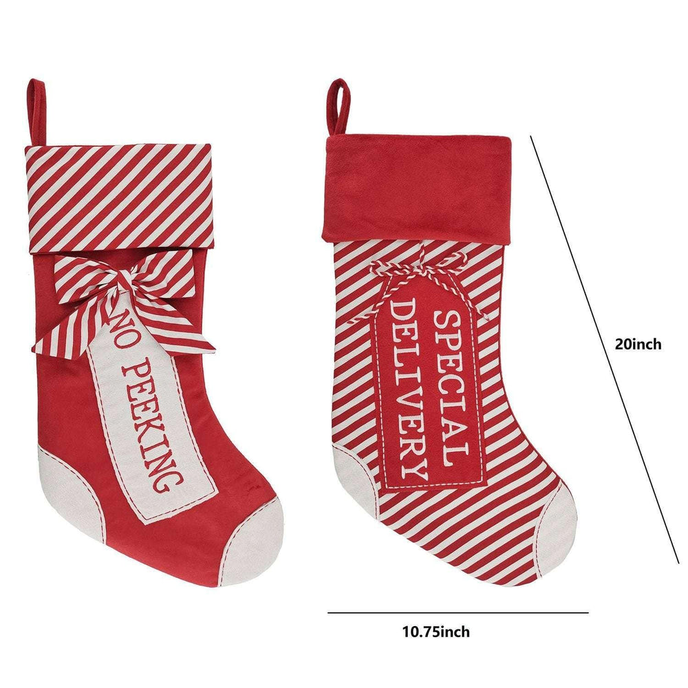 Member's Mark Holiday Stockings, Set of 2 - USA MEGA SHOP