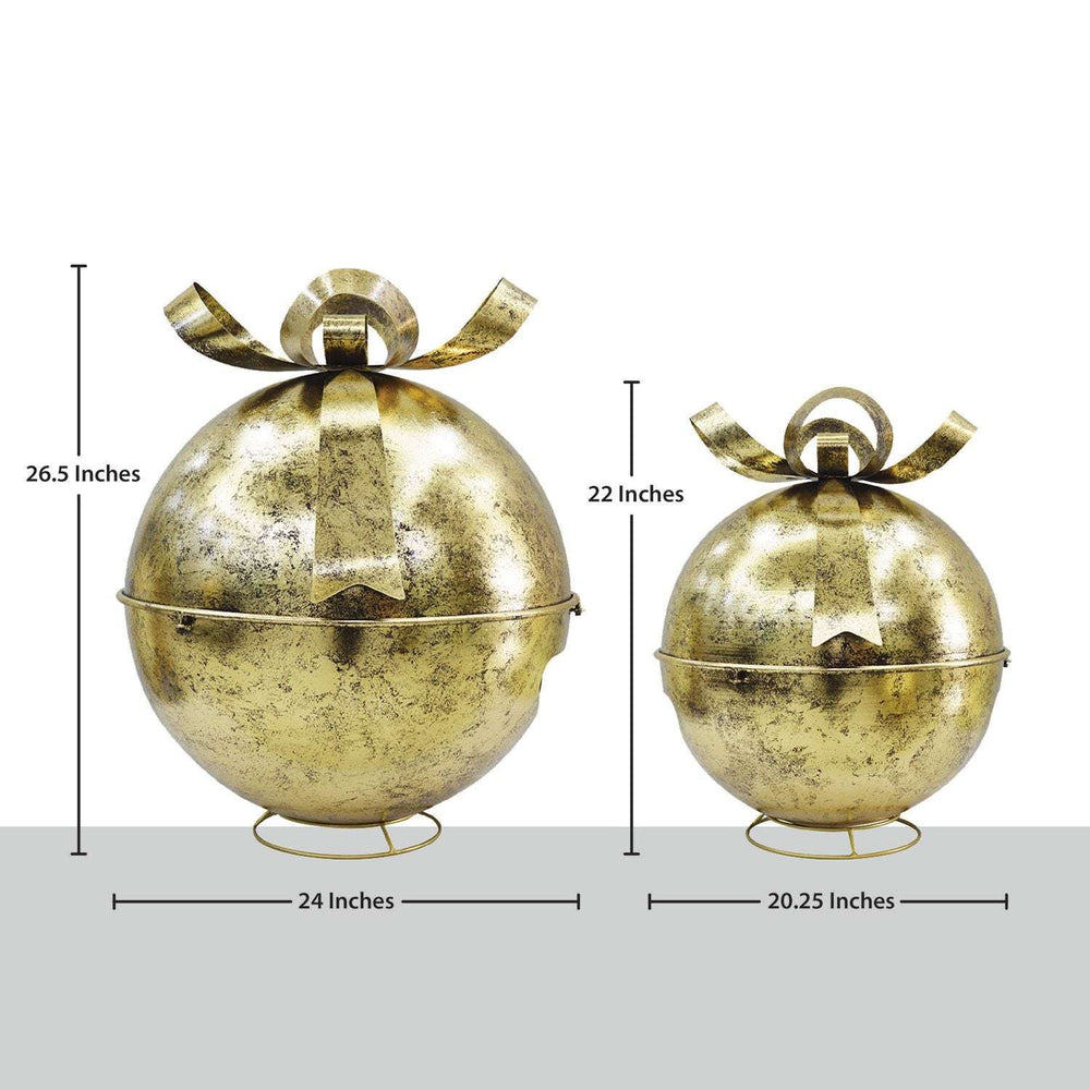 Member's Mark Oversized Jingle Bell Décor, Set of 2