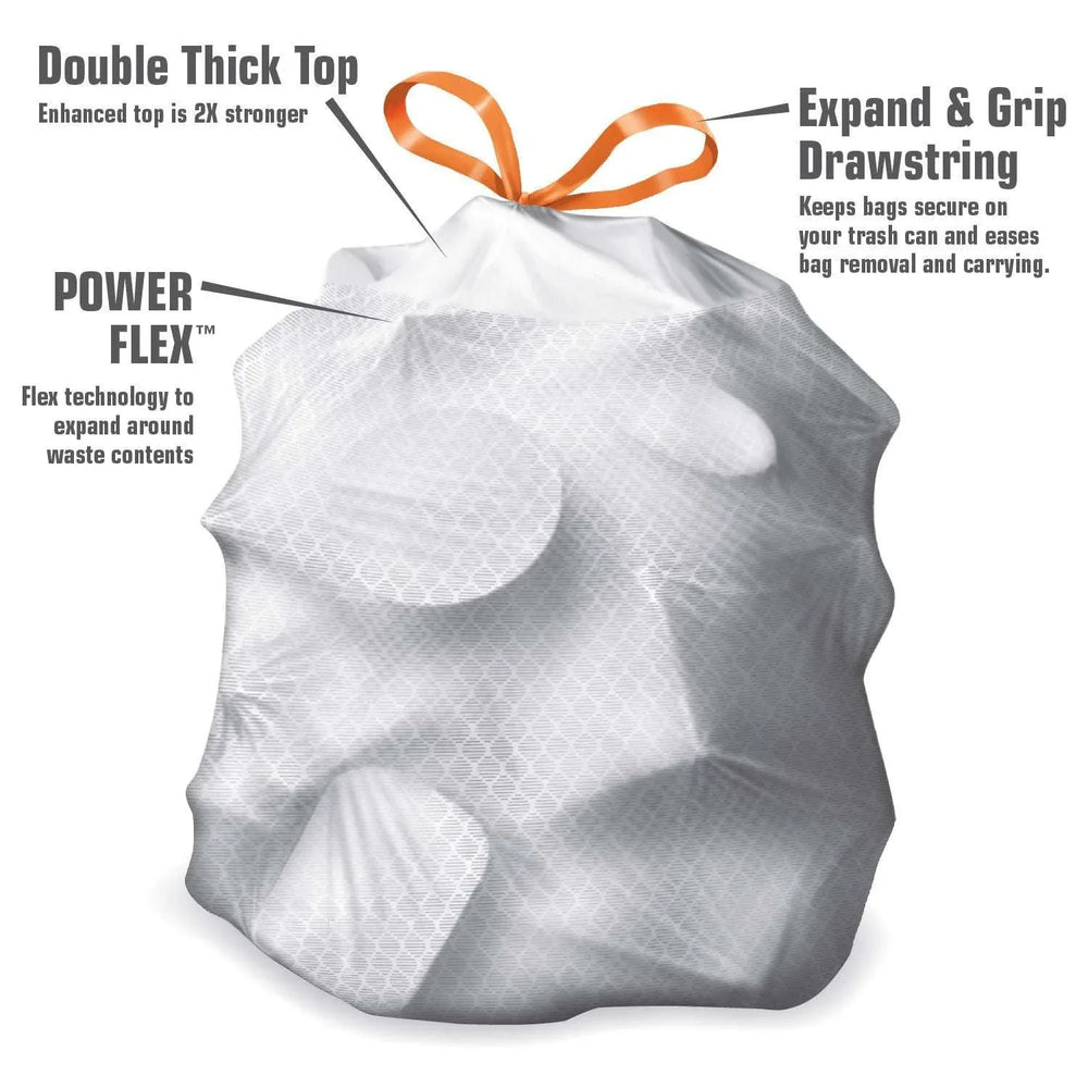 Member's Mark Power Flex 13-Gallon Tall Kitchen Trash Bags, 200 ct. - USA MEGA SHOP