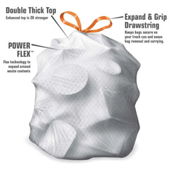 Member's Mark Power Flex 13-Gallon Tall Kitchen Trash Bags, 200 ct.