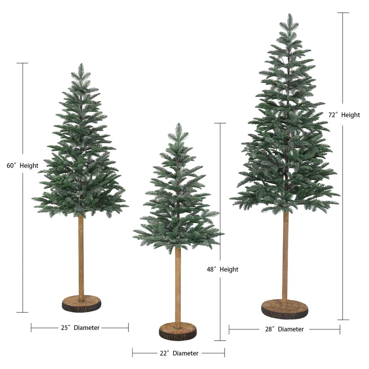 Member's Mark Pre-Lit Alpine Tree Décor, Set of 3 - USA MEGA SHOP
